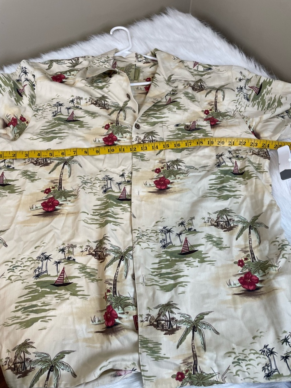 Two Silk Hawaiian Shirts Tommy Bahama Joe Marlin Tropical Print Short Sleeve L - Picture 6 of 16